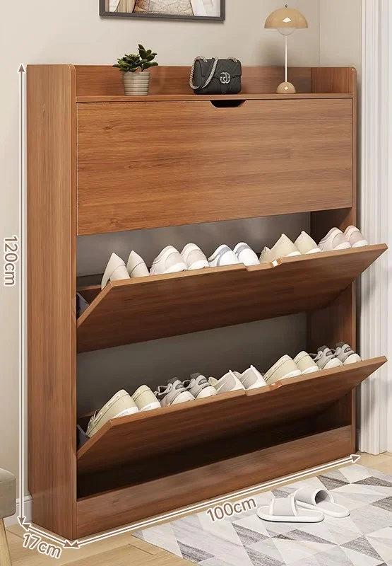 Modern MDF Corridor Foyer Storage Rack - Stylish & Durable