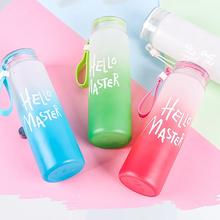 420ml Cylinder Frosted Portable Wide Mouth Colorful Reusable Glass Drinking  Water Bottle With Plastic Cap - Buy 420ml Cylinder Frosted Portable Wide  Mouth Colorful Reusable Glass Drinking Water Bottle With Plastic Cap