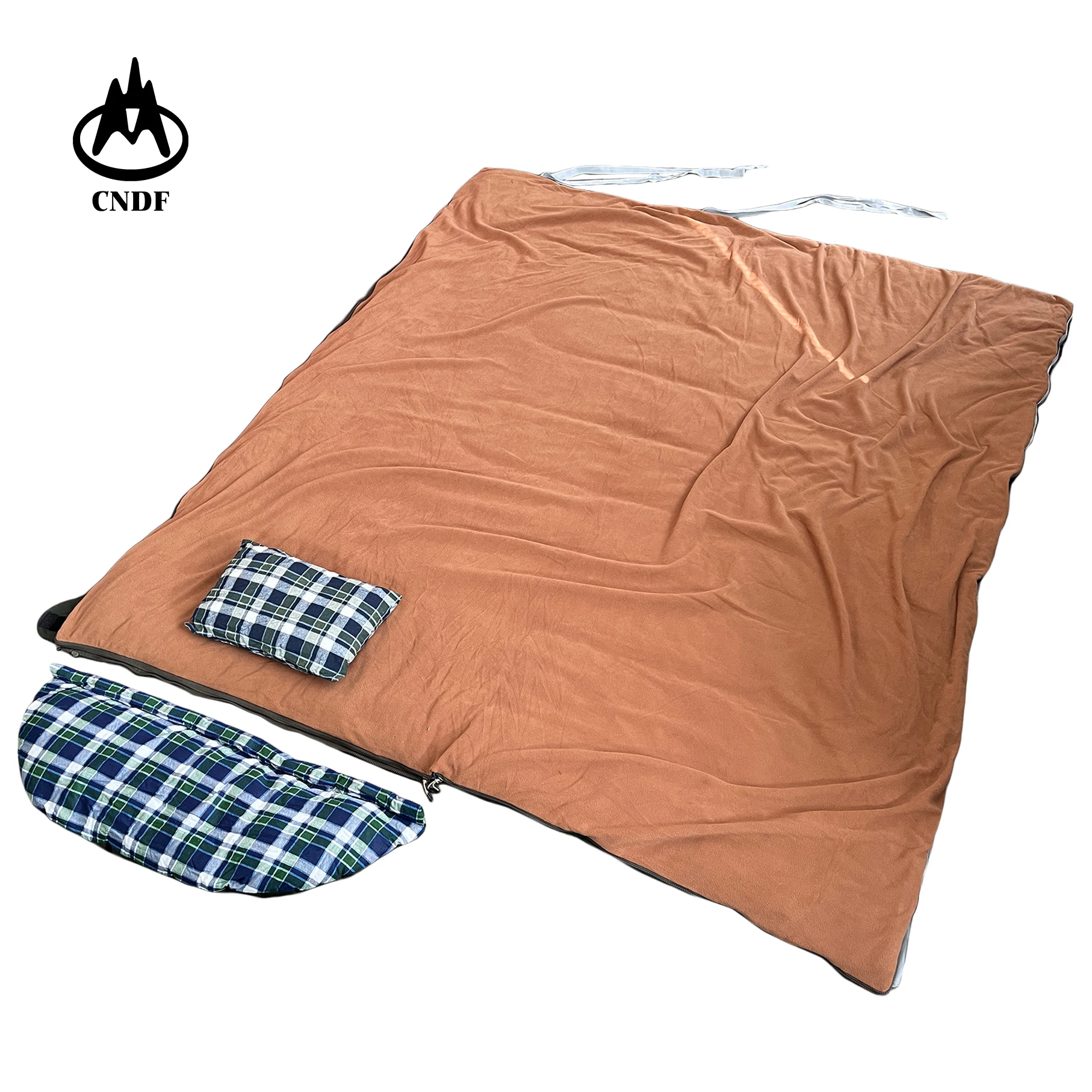 4.5kg 20 Degree Extreme Cold Winter Cotton Canvas Sleeping Bag With Detachable Layer For Car