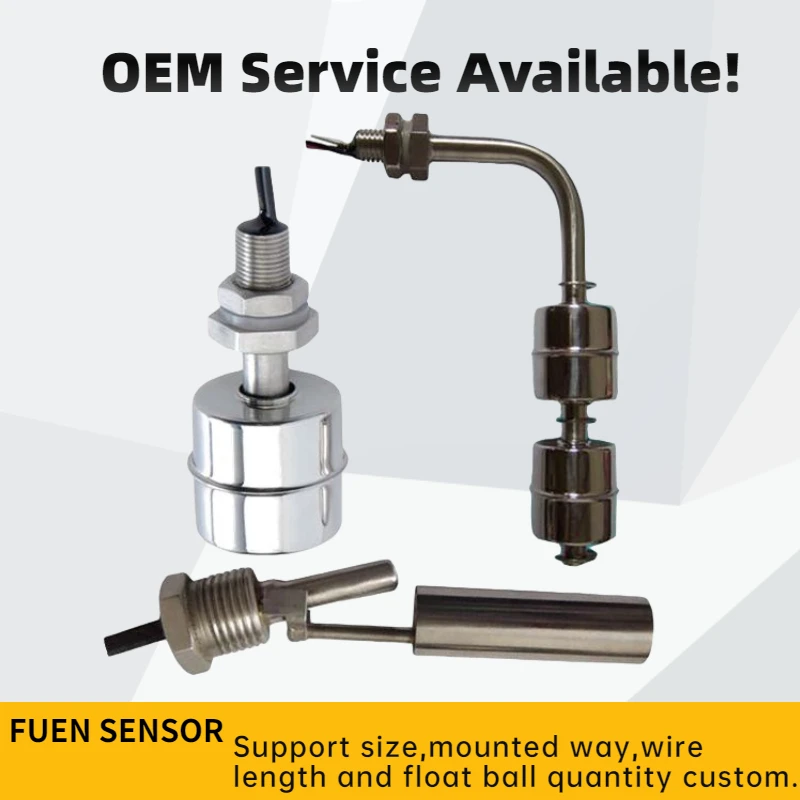 Float Type Liquid Level Meter Water Tank Continuous Float Switch Sensor