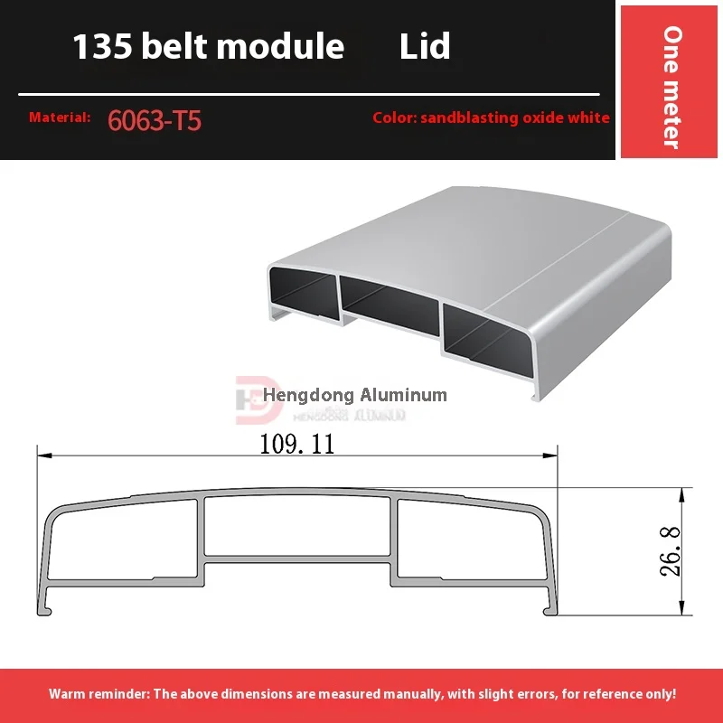 135 Module Aluminum Profile 6000 Series for Sliding Table Linear Motion Platform 135 Semi-Enclosed Fully Cutting factory