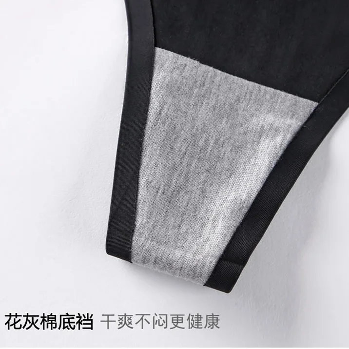 M To 3xl Satin Silk High Waisted Women Seamless Thongs Underwear - Buy ...
