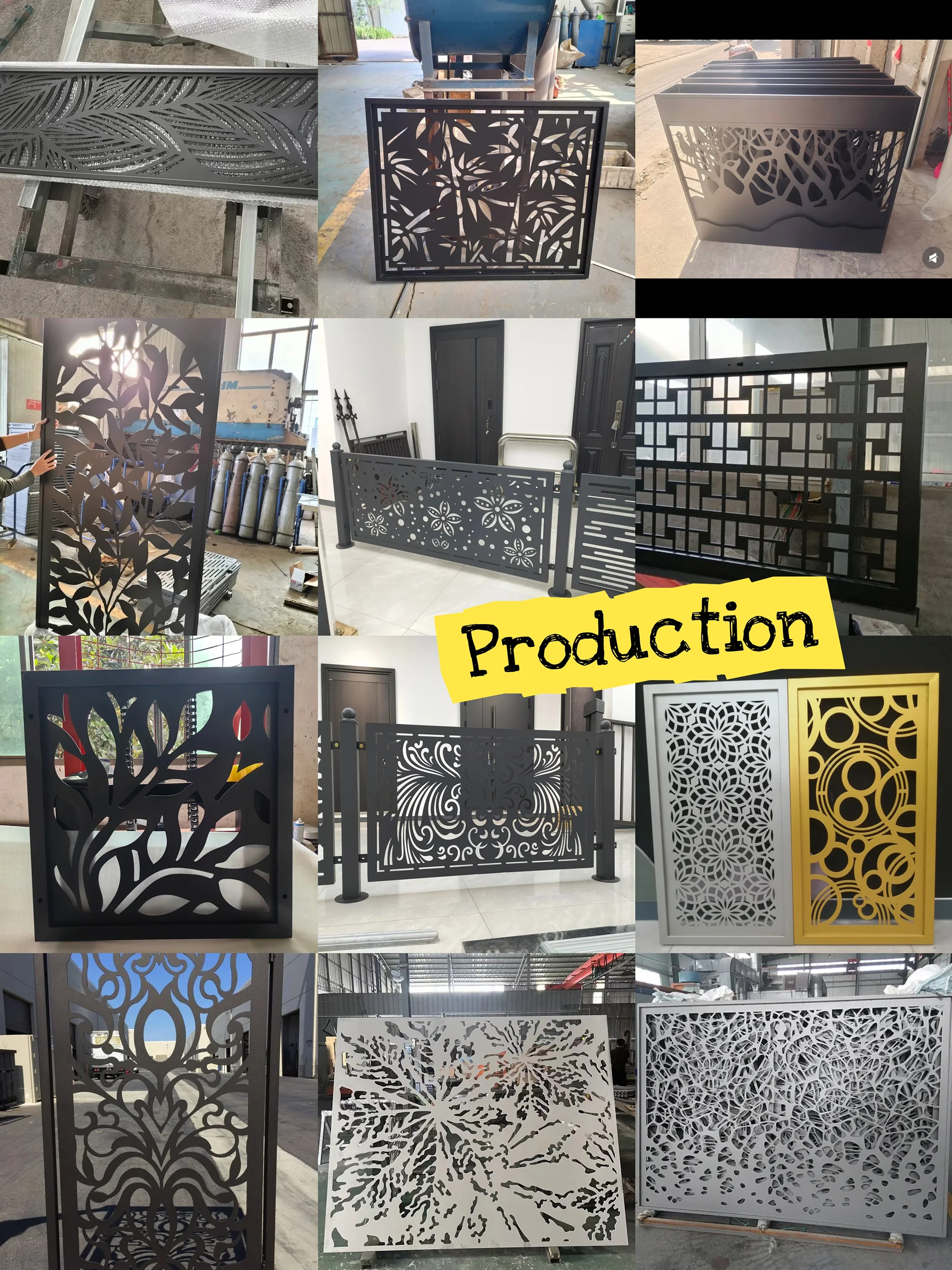 DF Stainless Steel Laser Cut Railing Privacy Screen Decorative Balcony ...