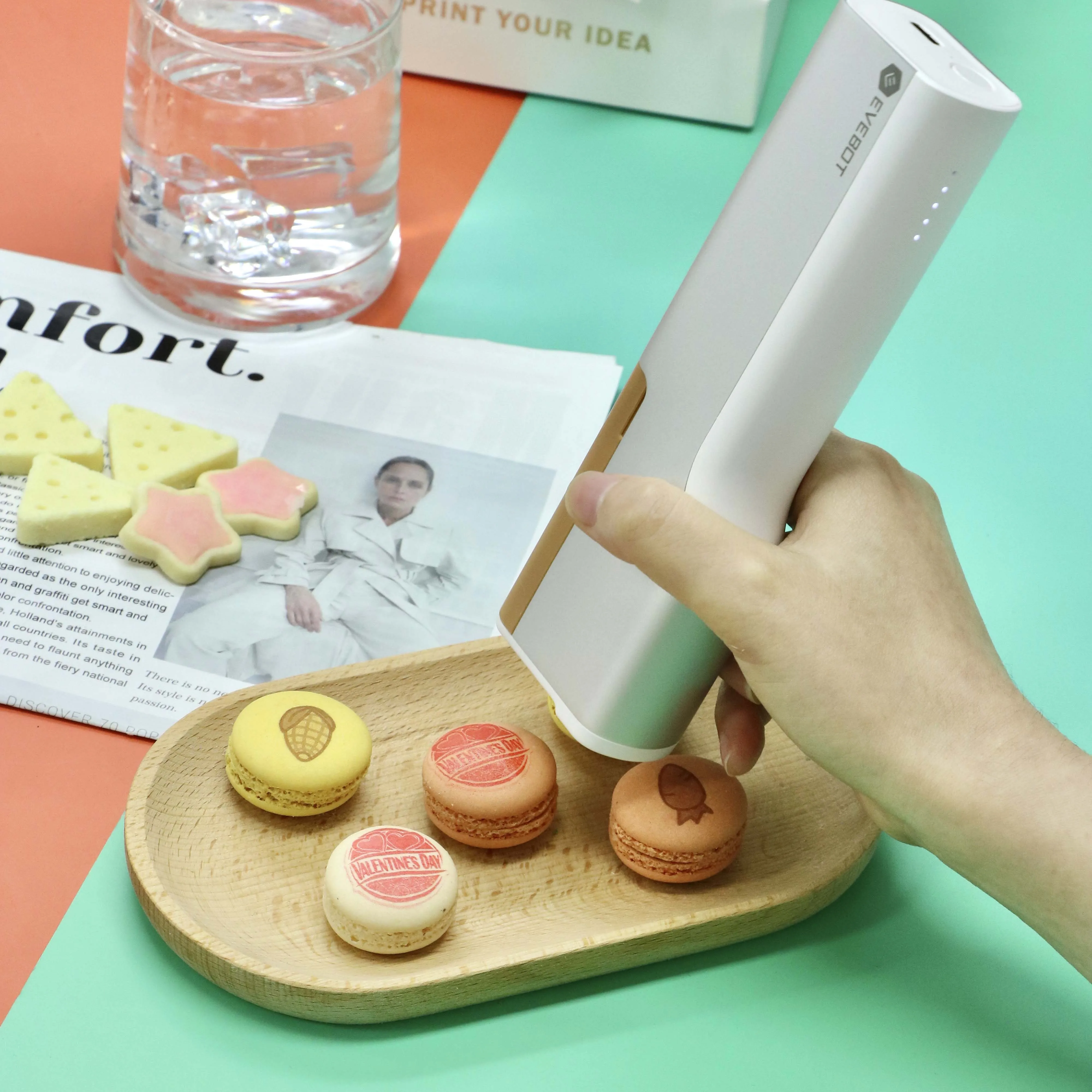 PrintPen - Food Grade Portable & Handheld Food & Drink Printer - The