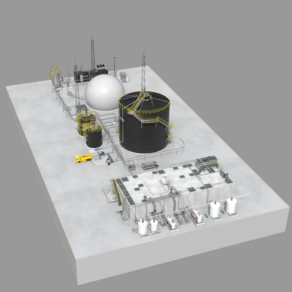 Waste to Energy Plant Cost CSTR Anaerobic Digester Biogas Technology Design