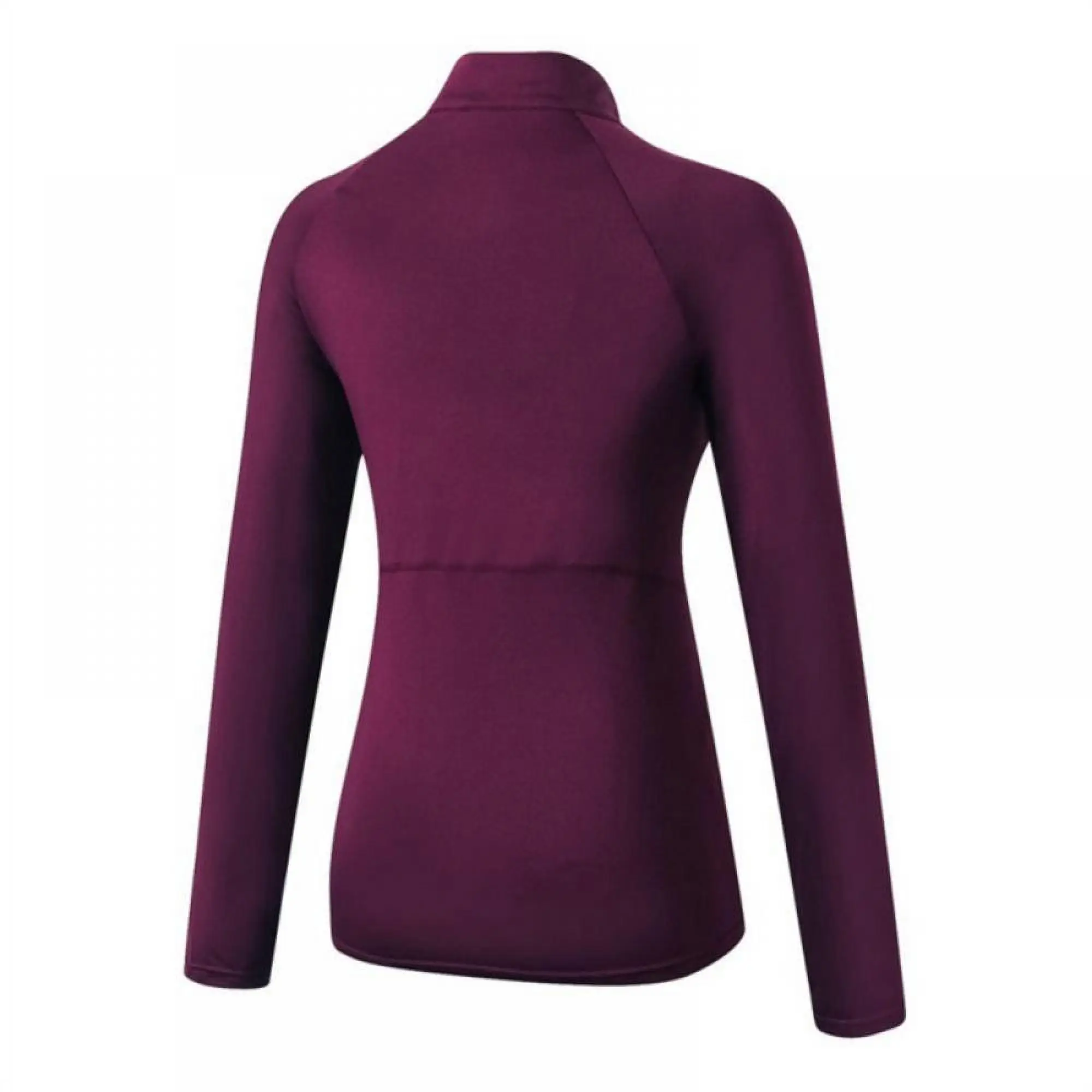 Women Long Sleeve Quarter Zip Pullover Running Jacket Workout Yoga