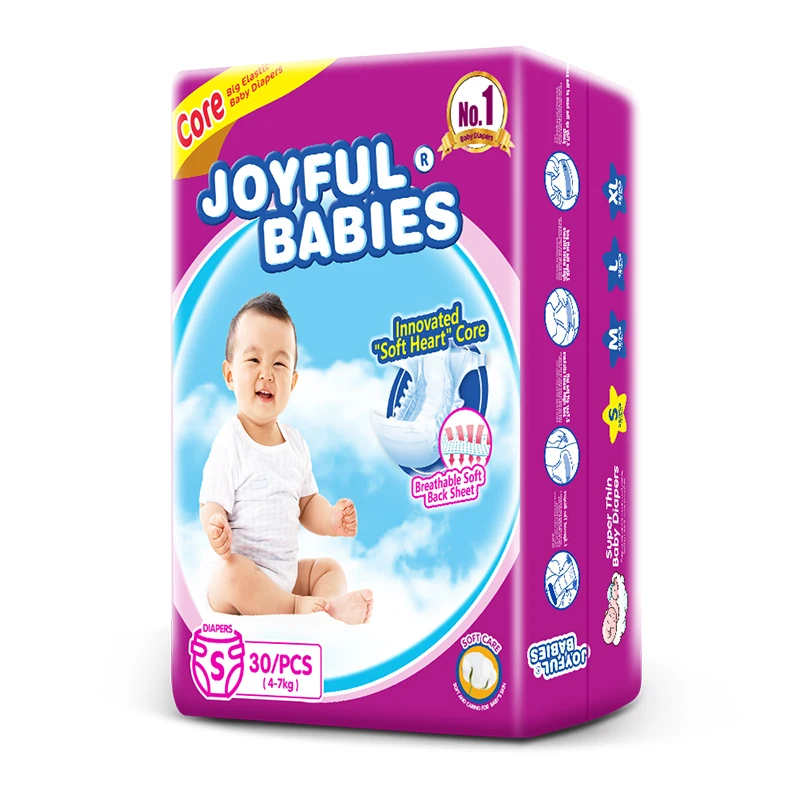 Hexing Oem Baby Disposable Diaper Bales Nappies Sensor Leak Proof Cheap