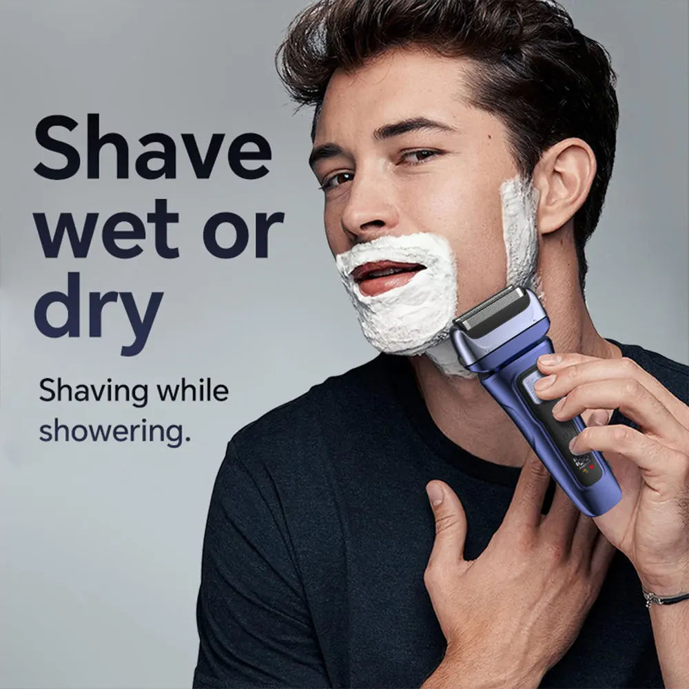 Cross-Border Exclusive Electric Shaver with USB Charging Full Body Washing Three Reciprocating Blades for Household Hotel Use supplier