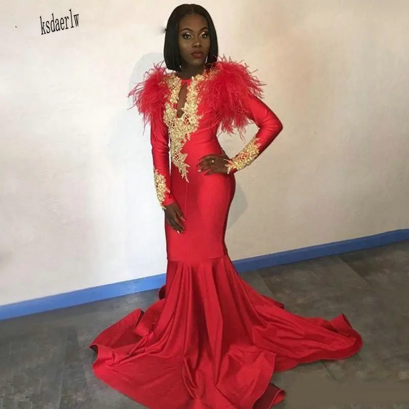 Ev033 African Red 2022 Prom Dresses ...