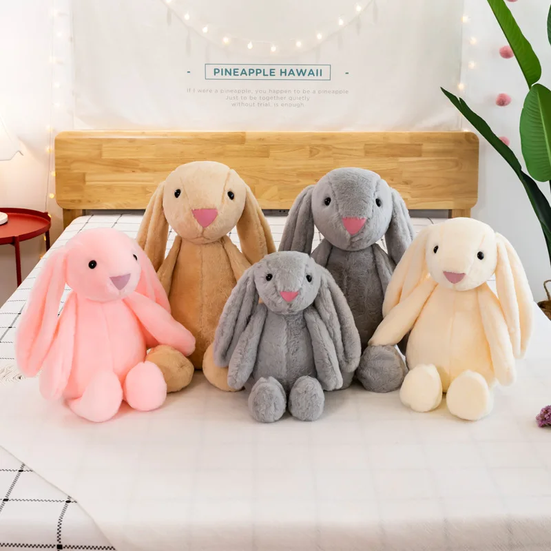 Soft Cute Baby Plush Toy Maker Oem Design Long Eared Bunny Stuffed ...