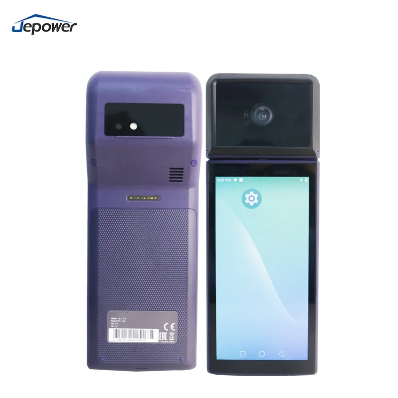 Handheld POS Palm Vein Biometric Reader Payment Android 6 Inch Biometric Palm Vein Scanner  for Software Vendor