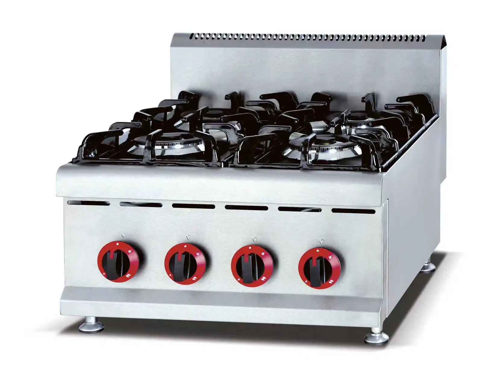 Countertop 6-Hole Gas Noodle Cooker Commercial Stainless Steel Pasta Boiler with Baskets for Restaurant/Malatang