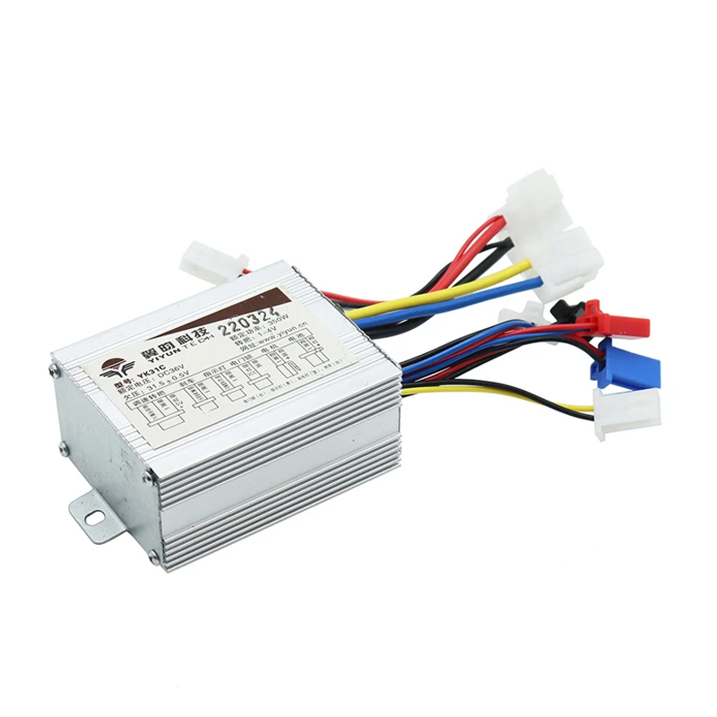 YI Yun 36V/48V500W350W Lengthened Wire Transfer Handle 24V500W Brush Controller Scooter Accessories