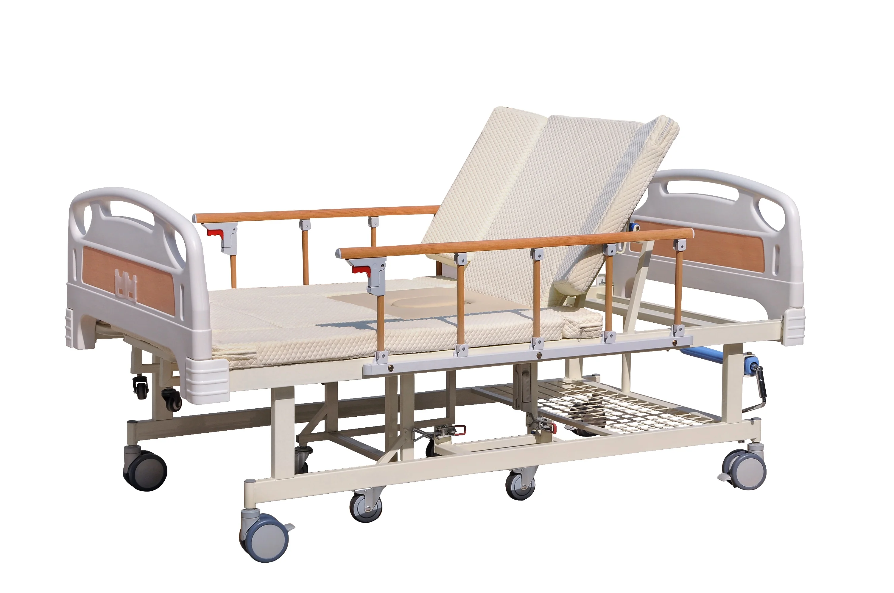Multifunctions Hospital Bed With A Removable Wheelchair Adjustable
