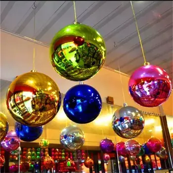 Christmas ball Hot Sales Cheap Colorful  PVC Inflatable Reflective Ball disco mirror inflatable ball