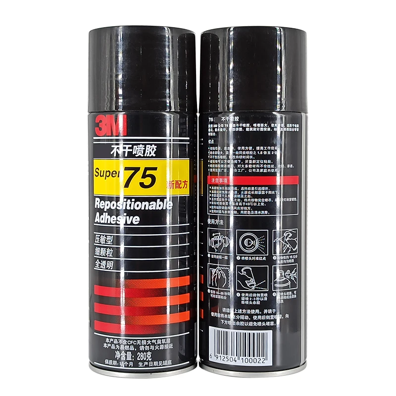 Source Original 75# 280g repositionable adhesive spray glue for computer  embroidery on m.