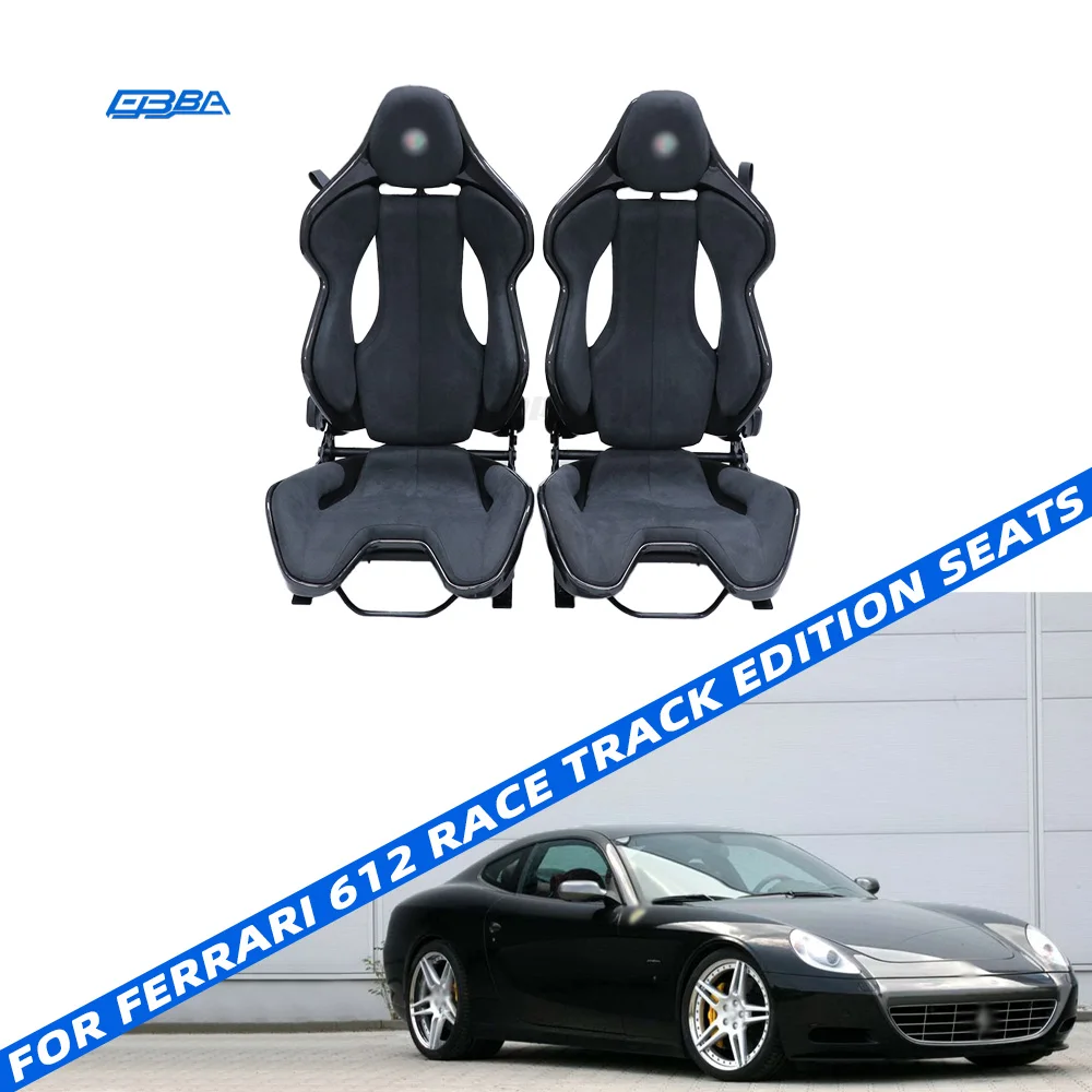 High Quality Customizable Car Seats Dry Carbon Fiber Car Racing Seats For Ferrari 612