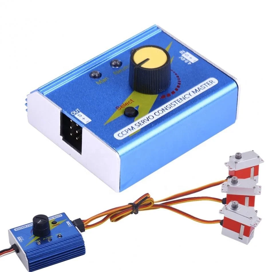 RC Servo-Tester 3-Kanal – Mit BEC, Für Servos & ESCs, Präzisions-Testgerät Für Flugzeuge & Modelle, 2 Stück