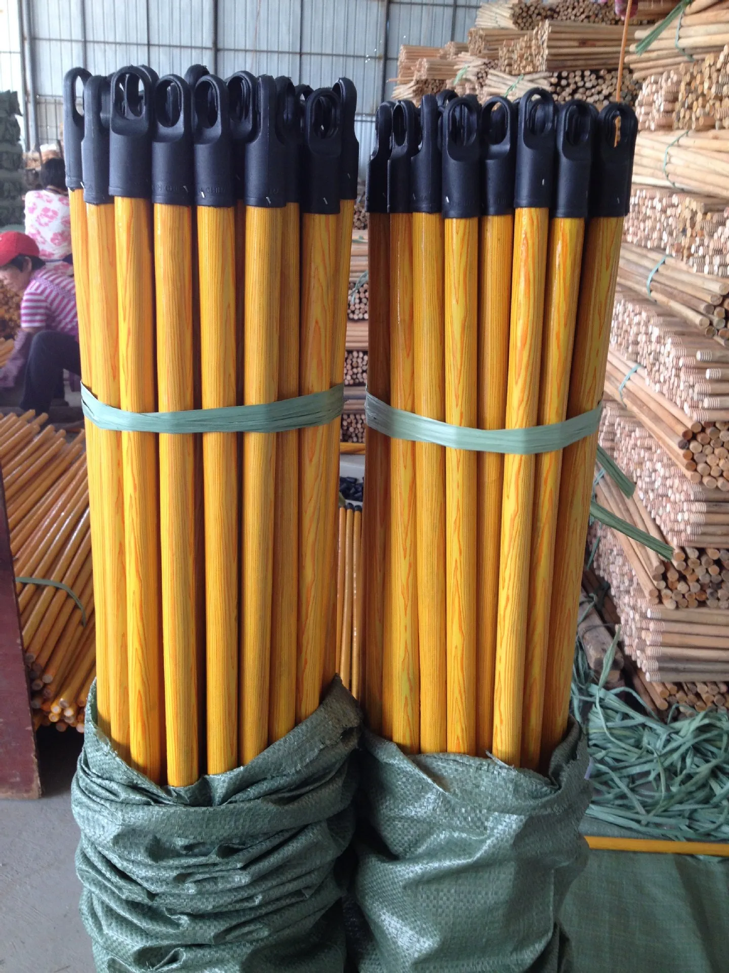 Cleaning Tools Ecofriendly Chinabroomstick Eucalyptus Wooden Broom