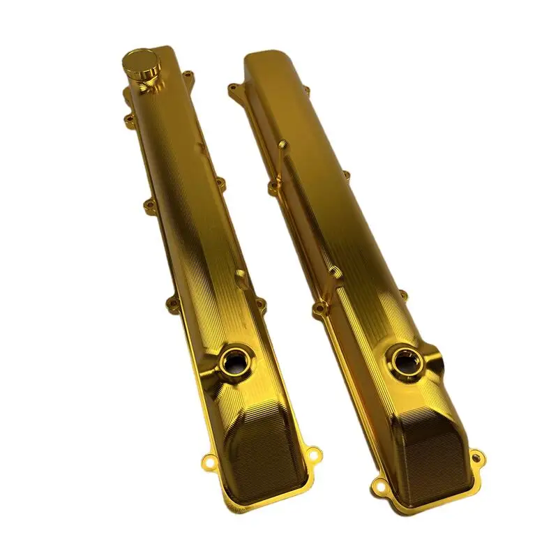 Aluminum billet custom cnc machining service auto performance parts 2JZ valve cover 999087