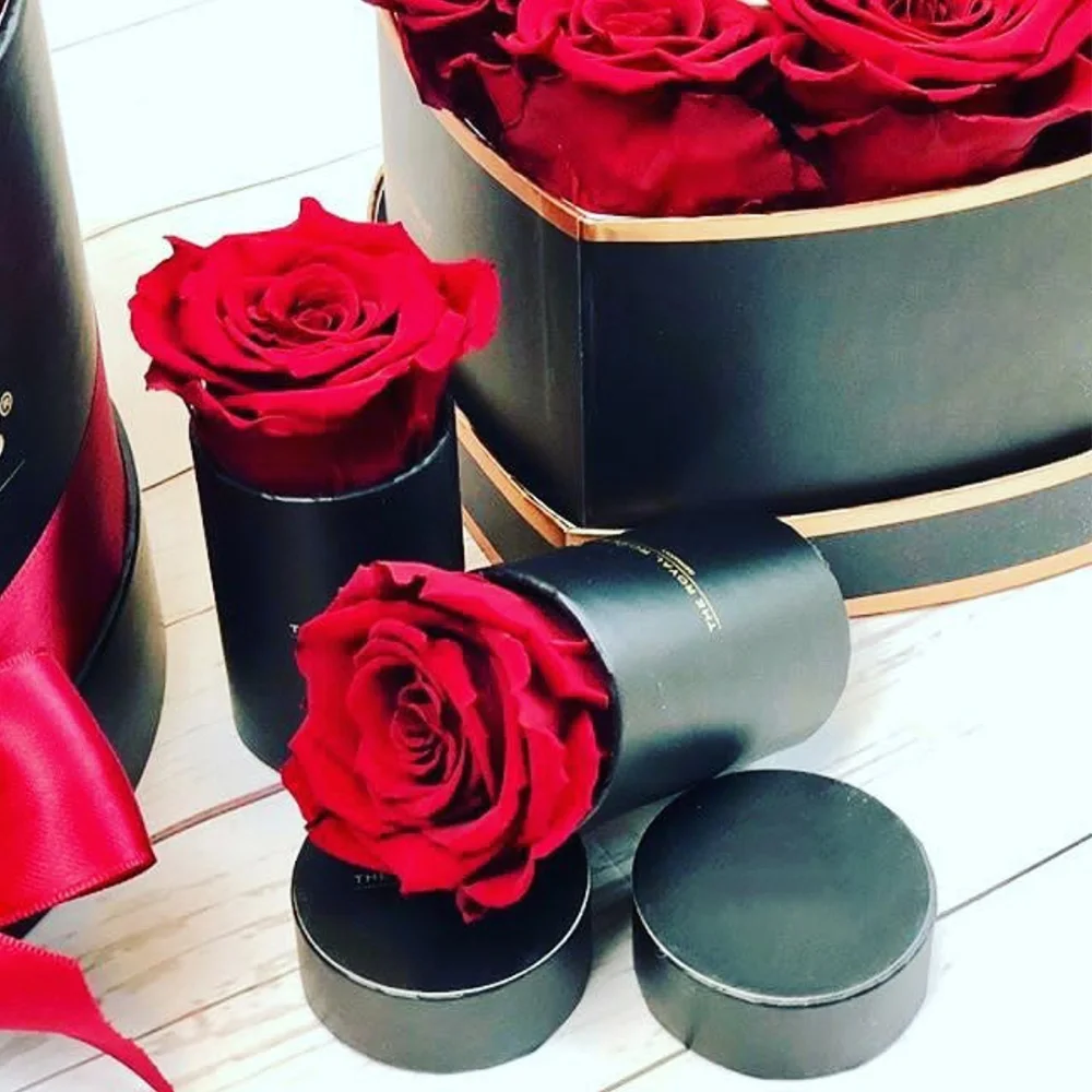 Round Rose Gift Packaging Boxes Flower Wholesale Flower Boxes Luxury