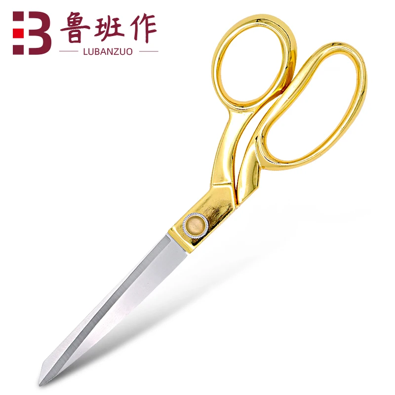 Позолоченные сверхмощные ножницы для шитья из нержавеющей стали
