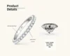 Moissanite 2mm+certificato GRA Bianco