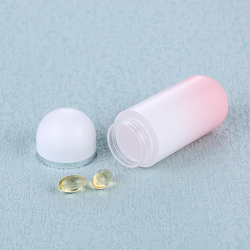 5ML 10ML 15ML 30ML 60ML PS Bottle White Pink Supplement Bottle Vitamin  Plastic Capsule Bottles Pill Pot