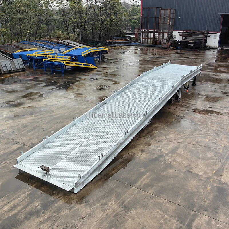 Hydraulic Truck Unloading Lift Ramp - Mobile Dock Solution