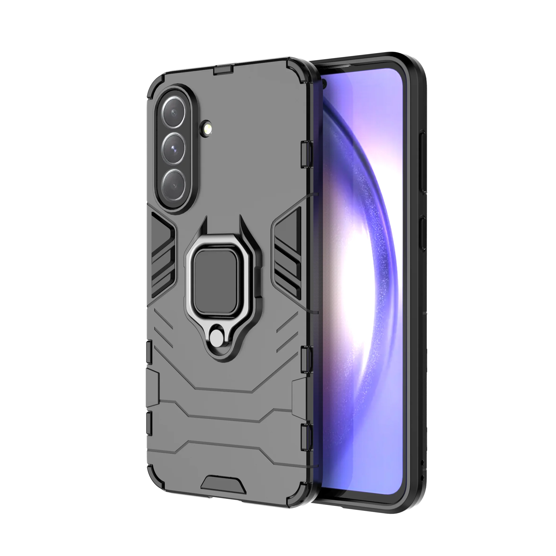 Shockproof Armor for Samsung A56 A26 A36 A16 A06 A15 A05 A05S A55 A54 A25  A24 A14 A04 Ring Stand Hard Case for Samsung A53 A52
