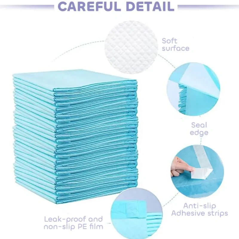 Economical Kind Factory Customized 60x60cm Puppy Pet Dogs Pee Pads Disposable Training Pad