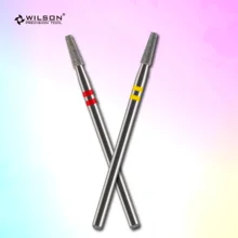 2.5mm Tapered Shape Diamond Pro Bits Professional Cuticle Smoothing Bit for Better Manicure Care Customized Nail Art Beauty Tool