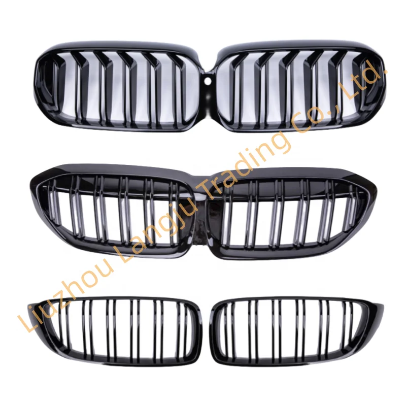 product 2lines auto spare parts bumper radiator grille for bmw x1 f46 x3 f25 g01 x5 x6 f15 f16 g05 e70 e71 f30 f30 f36 g2 g28 f38m odm-55