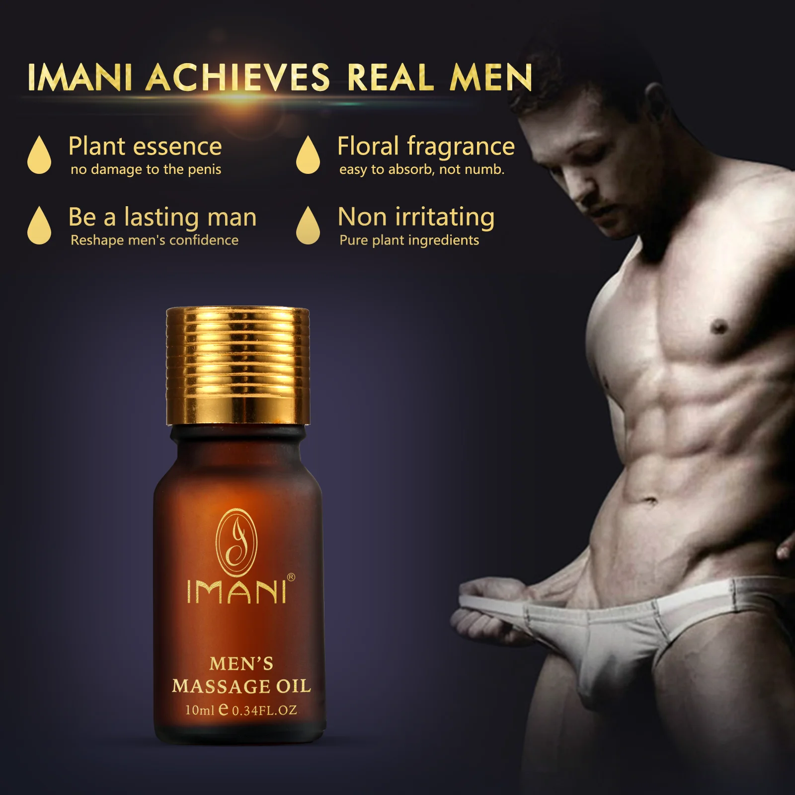 imani 10ml Original Essential Oil Penis Massage Oil imani for man