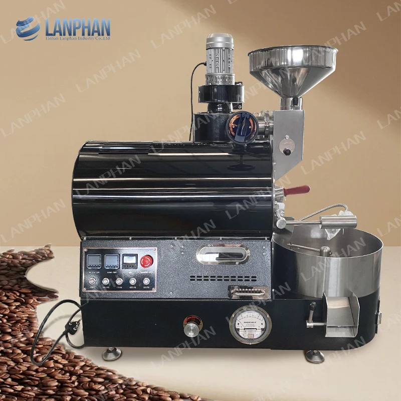 Hotel Small Electronic 1KG Coffee Roaster Grinder