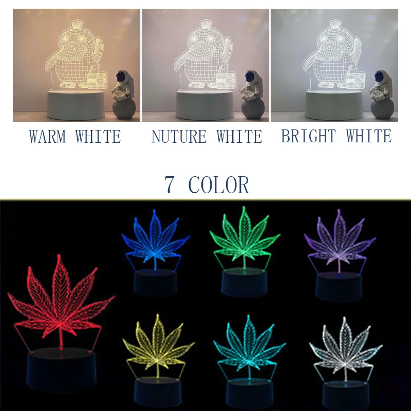 Customized 3d Game Room Desktop Lamp Game Console Icon Led Bedside