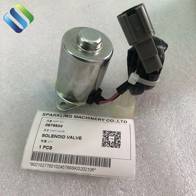 その他 p_n Solenoid Valve 0976504 for Hitachi Excavators ZX110-3 ZX200