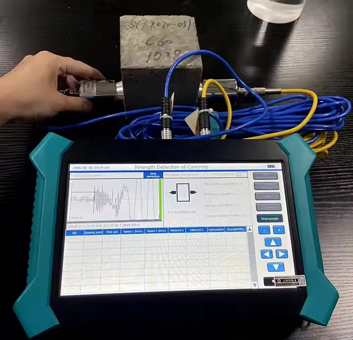 Fast Delivery Touch Screen Ultrasonic Pulse Velocity Test Equipment Price