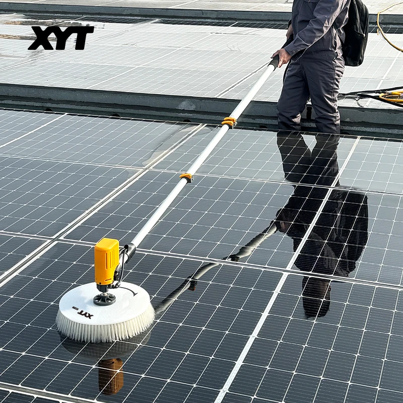 Solar Robot Cleaning Brush Solar Cleaner Module Cleaning Brush Solar Panel Washing Machine