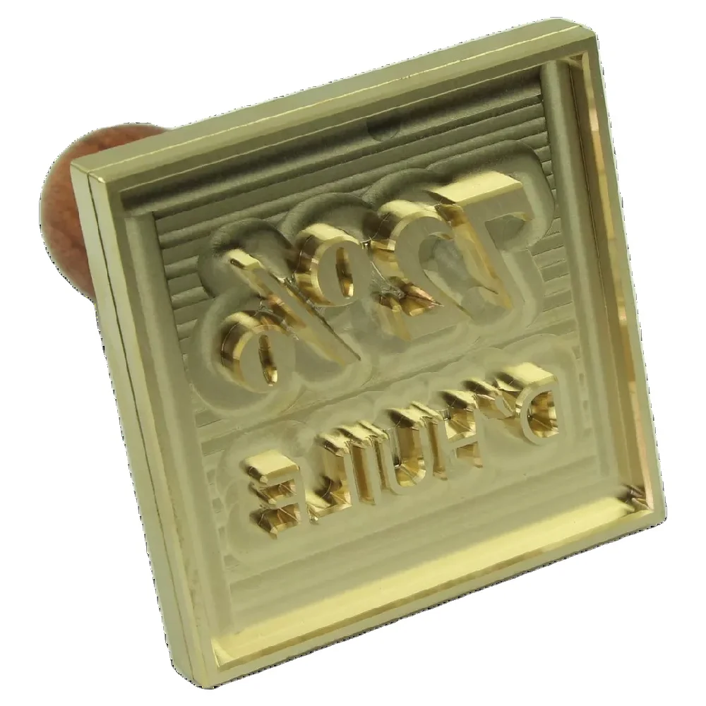 Personalized Brass Soap Stamp, Custom Soap Stamp in Brass