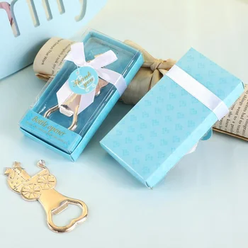 Boy Birthday Baby Shower Party Supplies Cute Baby Carriage Bottle Opener