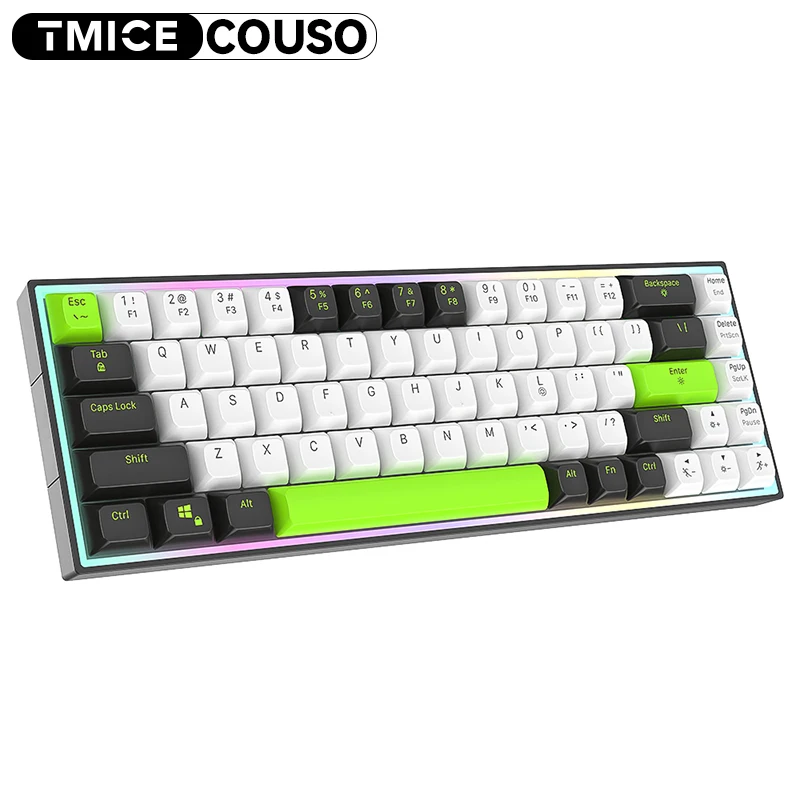 8K Polling Rate Hall Effect Mechanical Keyboard 68 Keys Rapid Trigger Magnetic Switch Gamer Teclado 65% Gaming Keyboard Wireless