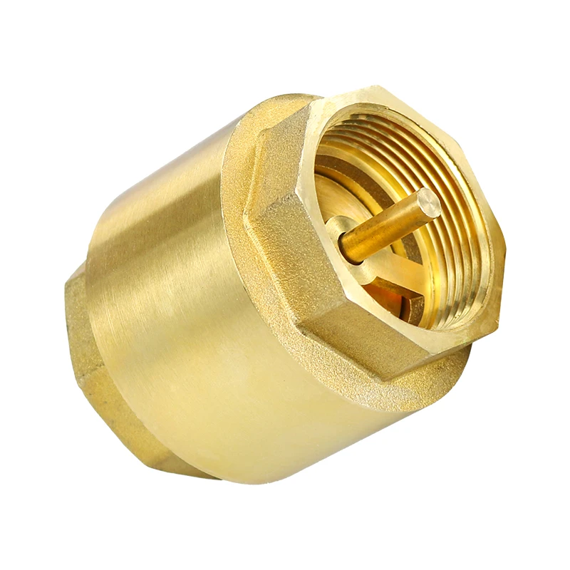 Brass Valves 1 2 To 4 Inch Female Thread Manufacture Vertical Forged Brass Spring Check Valve