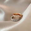 Rose gold single row