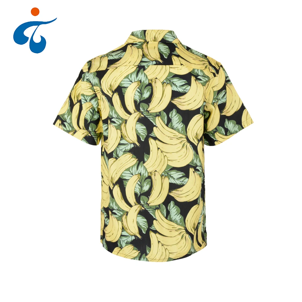 Yellow Banana Tropical Shirt Hawaiian Shirt For Men LH Aloha Shirt