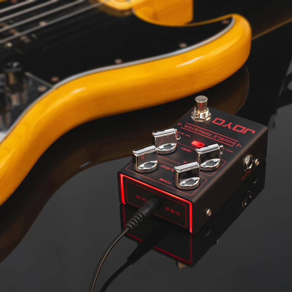 Joyo R-28 Double Thruster Bass Overdrive Pedal For Sharp Tone