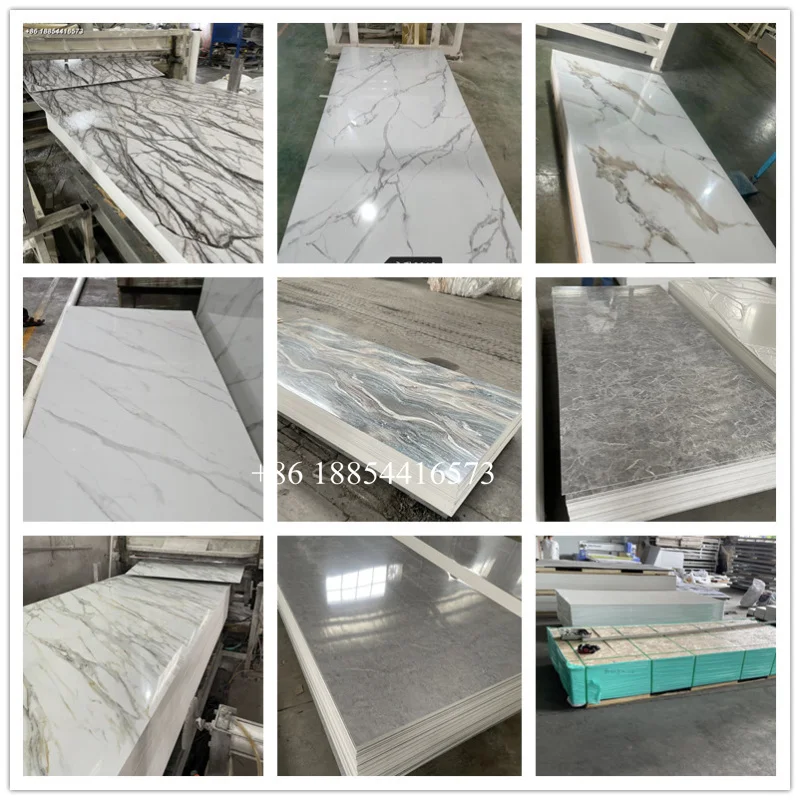 SPC Wall Panel Faux Stone Board PVC Marble Sheet UV Panel Modern ...