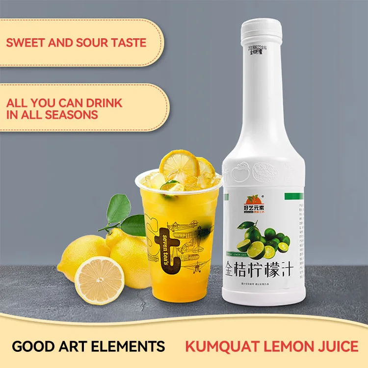 Kumquat Lemon Juice Concentrates Drink & Beverage Fruit Juice Syrup Concentrate For Milk Tea