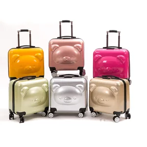 Winnie the Universal Wheel Trolley Case Child 20-inch Student Cartoon Suitcase