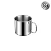 Argento/ Tazza Pieghevole da Esterno 9 cm